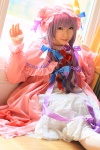 amatsuka_miyu cosplay dress hat patchouli_knowledge purple_hair robe thighhighs touhou rating:Safe score:0 user:nil!