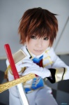 code_geass cosplay crossplay gloves kururugi_suzaku shirayuki_himeno sword uniform rating:Safe score:1 user:nil!