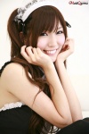 apron choker dress hairband maid maid_uniform minami_chinatsu thighhighs twintails rating:Safe score:0 user:nil!