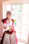 blonde_hair braid cosplay dress fate/series fate/stay_night kamui_arisa red_moon saber rating:Safe score:0 user:nil!