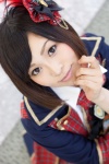akb48 blazer blouse cosplay endou_sora headdress maeda_atsuko_(cosplay) school_uniform tie rating:Safe score:0 user:pixymisa