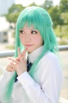 blouse cosplay green_hair higurashi_no_naku_koro_ni kumo school_uniform sonozaki_shion rating:Safe score:0 user:nil!