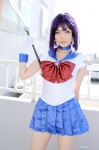 bishoujo_senshi_sailor_moon cosplay gloves miniskirt namada pleated_skirt purple_hair sailor_saturn sailor_uniform school_uniform skirt tomoe_hotaru rating:Safe score:2 user:nil!