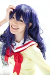 akitsu_honoka blue_hair bow cosplay heartcatch_precure! kurumi_erika pretty_cure school_uniform rating:Safe score:0 user:pixymisa