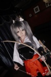 chest_armor cosplay kantai_collection kimono kuubo- pleated_skirt saku silver_hair skirt thighhighs twintails zettai_ryouiki zuikaku_(kantai_collection) rating:Safe score:0 user:nil!