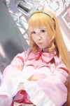 blonde_hair blouse cosplay hairband kurasaka_kururu miniskirt shinkukan skirt tagme_character rating:Safe score:0 user:nil!