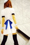 beret billhook boots cosplay dress higurashi_no_naku_koro_ni ryuuguu_rena saya thighhighs rating:Safe score:1 user:nil!