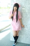 akiyama_mio cosplay kneesocks k-on! narihara_riku nurse nurse_cap nurse_uniform twintails rating:Safe score:1 user:pixymisa