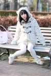 coat dress himemiya_mahore hood thighhighs zettai_ryouiki rating:Safe score:2 user:pixymisa