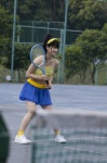 hello_project_digital_books_64 miniskirt ponytail skirt socks tennis_racket tsugunaga_momoko tubetop visor rating:Safe score:0 user:nil!
