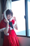 animal_ears bunny_ears cosplay dress original rinami santa_costume shawl rating:Safe score:0 user:nil!