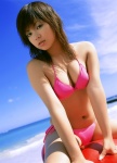 beach bikini cleavage komachi_momoko mokomomo ocean side-tie_bikini swimsuit rating:Safe score:1 user:nil!