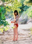 ass beach bikini_bottom blouse ogura_yuuko sandals swimsuit ys_web_061 rating:Safe score:0 user:nil!