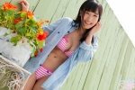 bikini blouse cleavage hamada_yuri open_clothes side-tie_bikini swimsuit rating:Safe score:0 user:nil!