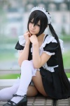 apron cosplay dress hairband k-on! maid maid_uniform maika nakano_azusa thighhighs twintails zettai_ryouiki rating:Safe score:4 user:nil!