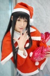 akiyama_mio cosplay k-on! pleated_skirt santa_costume school_uniform skirt stocking_cap wakame rating:Safe score:0 user:nil!