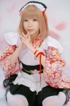 apron blonde_hair boots cosplay crossplay dress garter_belt hairband maid maid_uniform nao_(otosuki) otoko_no_ko_wa_meido_fuku_ga_osuki!? ryousuke thighhighs rating:Safe score:0 user:nil!