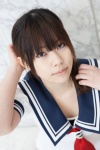 blouse cosplay niimi_haruka photo_kano sailor_uniform scarf school_uniform yuu_(ii) rating:Safe score:0 user:pixymisa