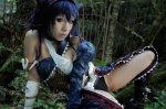 animal_ears bikini_bottom blue_hair boots cat_ears cleavage cosplay hairband halter_top monster_hunter monster_hunter_frontier nargacuga_(armor) non_(ii) swimsuit thigh_boots thighhighs underboob rating:Safe score:4 user:nil!