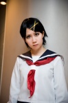 cosplay fuura_kafuka hair_clip marino sailor_uniform sayonara_zetsubou_sensei school_uniform rating:Safe score:0 user:nil!