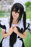 apron cosplay dress hairband k-on! maid maid_uniform maika nakano_azusa twintails rating:Safe score:1 user:nil!