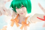 cosplay green_hair hirano_kurita macross macross_frontier ranka_lee tank_top twintails rating:Safe score:0 user:nil!