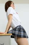 4k-star_233 bikini blouse nagisa_rin pleated_skirt school_uniform side-tie_bikini skirt swimsuit rating:Safe score:0 user:nil!