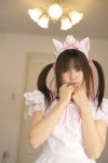 animal_ears aristocats cat_ears cosplay frilly_dress lace marie_(aristocats) sakura_yayoi twintails rating:Safe score:0 user:nil!