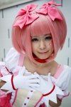 bows choker cosplay dress gloves hairbows kaname_madoka nao pink_hair puella_magi_madoka_magica twintails rating:Safe score:0 user:nil!