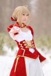 blonde_hair braid cosplay dress fate/series fate/stay_night kamui_arisa red_moon saber rating:Safe score:0 user:nil!