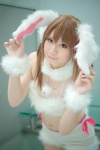 animal_ears bunny_ears camisole cosplay croptop idolmaster idolmaster_cinderella_girls shima shorts totoki_airi rating:Safe score:1 user:nil!