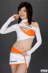 cleavage croptop miniskirt pantyhose race_queen rq-star_364 skirt yoshiho_araki rating:Safe score:1 user:nil!