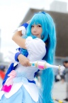 blue_hair choker cosplay cure_marine dress hairbow heartcatch_precure! konoha kurumi_erika pretty_cure wand rating:Safe score:0 user:nil!