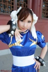 brown_legwear chun-li cosplay pantyhose qipao saku street_fighter_ii twin_buns rating:Safe score:0 user:nil!