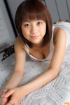 bed cleavage miniskirt skirt suzuki_akie tank_top rating:Safe score:0 user:nil!