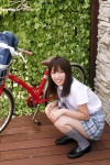 bicycle blouse bookbag kneesocks kojima_nozomi pleated_skirt school_uniform skirt tie rating:Safe score:0 user:nil!
