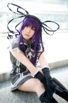 cosplay cuffs demonbane dress etheldreda hairband hair_ribbons kanaezaki_shino kneehighs lace pantyhose purple_hair ruffles rating:Safe score:1 user:nil!