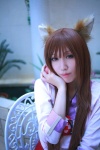 animal_ears blouse cosplay horo narumi_lain spice_and_wolf vest wolf_ears wolf's_garden rating:Safe score:0 user:nil!