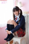blazer blouse kneesocks miniskirt nishino_koharu school_uniform skirt tie twintails rating:Safe score:1 user:nil!