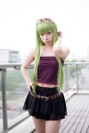 cc code_geass cosplay green_hair miniskirt momose_riyu pleated_skirt skirt sunglasses tubetop rating:Safe score:2 user:nil!