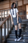 blouse kneesocks koike_rina pleated_skirt school_uniform skirt suspenders tie wpb_120 rating:Safe score:1 user:nil!