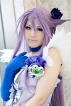choker cosplay cure_moonlight dress flower heartcatch_precure! mitsuto one_elbow_glove pretty_cure purple_hair tsukikage_yuri rating:Safe score:0 user:pixymisa