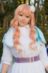 cape cosplay dress headdress macross macross_frontier makoto_(iv) pink_hair sheryl_nome rating:Safe score:0 user:pixymisa