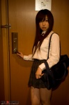 blouse bookbag costume girlz_high miyu_(ii) pleated_skirt school_uniform side-b_074 skirt rating:Safe score:0 user:nil!
