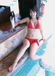 bikini cleavage polka_dots pool swimsuit wet yamamoto_azusa ys_web_187 rating:Safe score:0 user:nil!