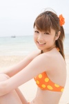 autumn_breeze beach bikini ocean ogura_yuuko polka_dots swimsuit rating:Safe score:0 user:nil!