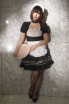 apron cosplay dress fishnet_pantyhose hairband narihara_riku original pantyhose waitress waitress_uniform rating:Safe score:0 user:pixymisa