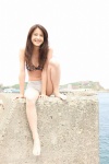 bikini_top cleavage matsumoto_wakana ocean shorts swimsuit wpb_100 rating:Safe score:0 user:nil!
