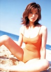 beach mc morishita_chisato ocean one-piece_swimsuit swimsuit rating:Safe score:0 user:nil!