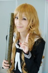 aisaka_taiga blonde_hair chamaro cosplay sailor_uniform school_uniform toradora! rating:Safe score:0 user:nil!